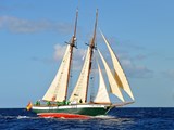 under full sails